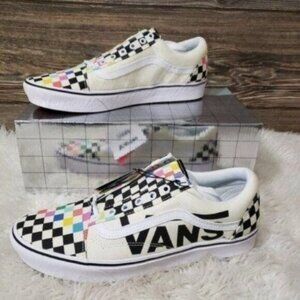 New Vans Old Skool Moma Checkerboard Womens Shoes Size 6.5 Comfycush Deadstock